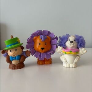 Little People- Circus Trio Set +Monkey+Lion+Dog